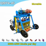 QMY4-45 movable electricity hollow block machine for 4 6 8 inch blocks